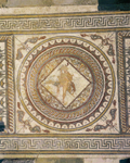 Actaeon was a skillful hunter but a cheeky and a brager. One day in the valley of 
									Gargáfia he found Diana bathing in the river and stood stalking her. When the Goddess 
									discovered him - outraged - threw water at his face. At that moment, Actaeon turned into 
									stag and was devoured by his dogs.